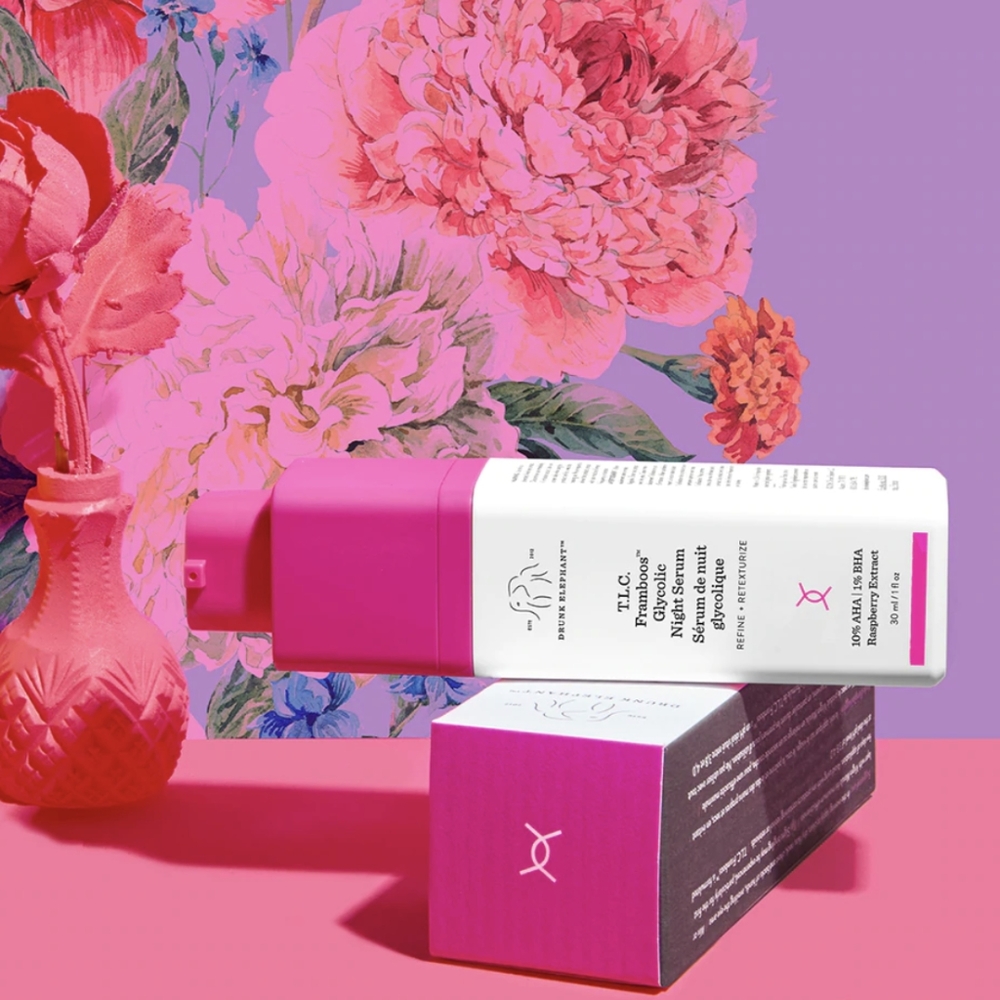 🆕 drunk elephant T.L.C. Framboos Glycolic Night Serum
